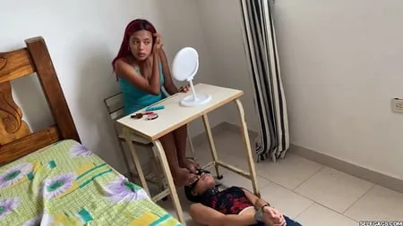 slave girl used as lesbian mistress make up bitch         