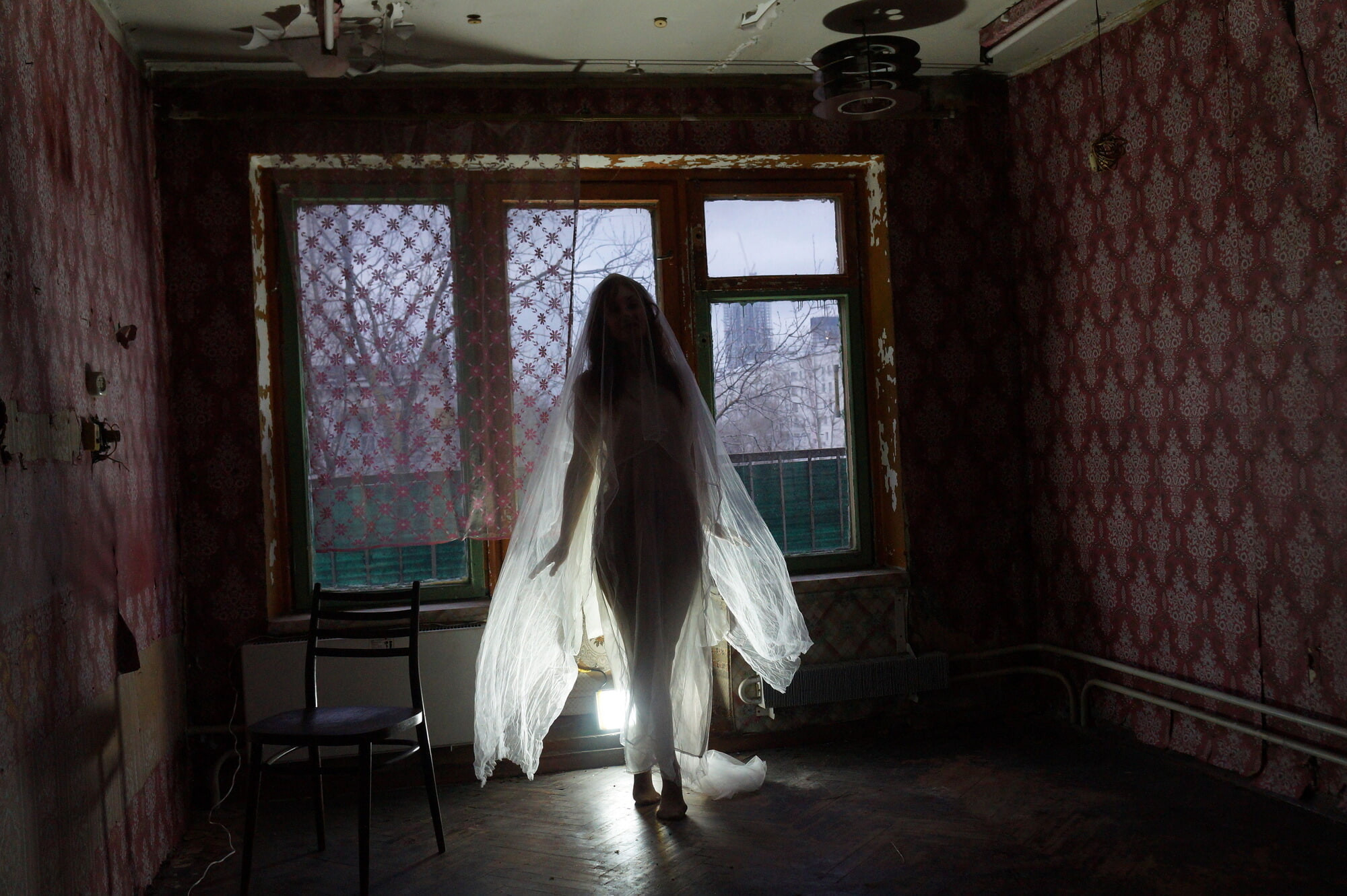 Ghost in a-maj in abandoned House #3