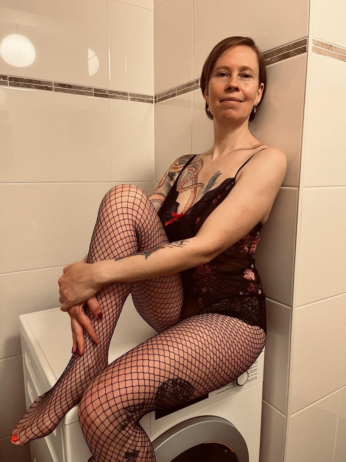 Moi dans la salle de bain