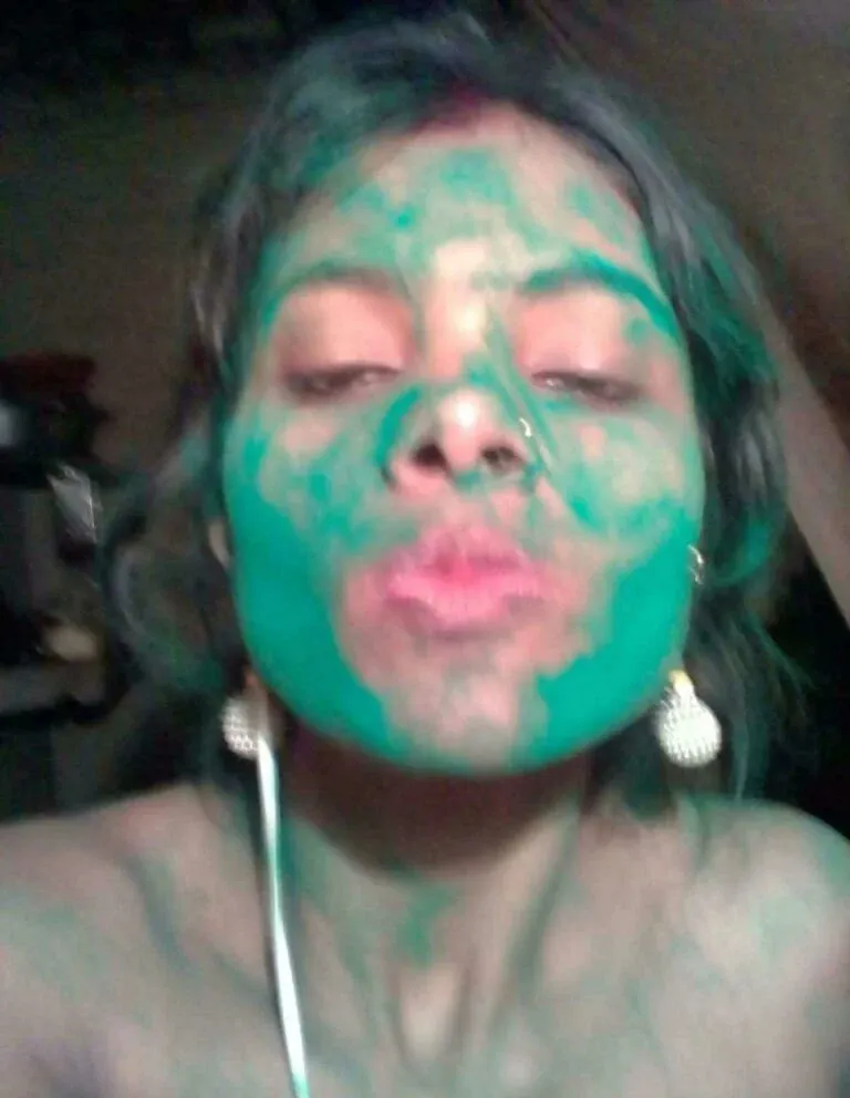 Holi photo my sexi wife 