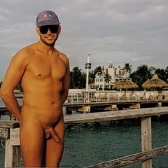 Vintage Naked at Atlantic Shores in Key West