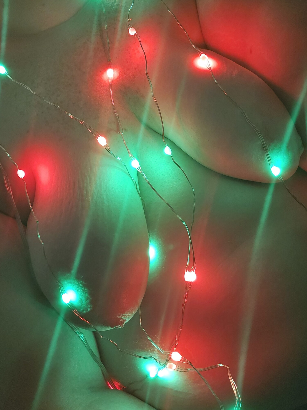 Christmas lights and lingerie!  #12