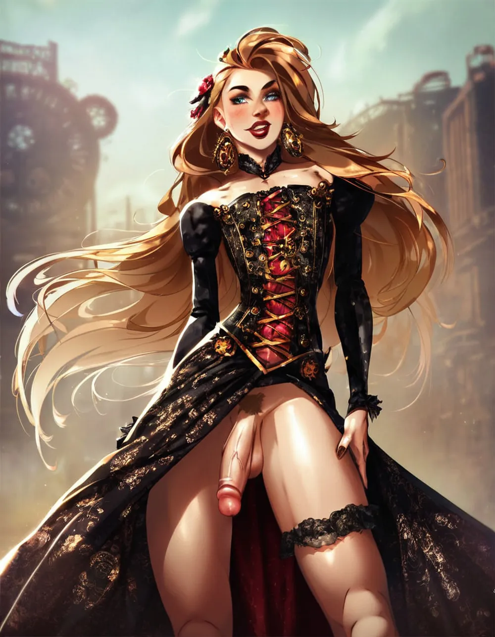 02_Steampunk Fashion Femboy (Art style) #17