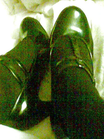 in black