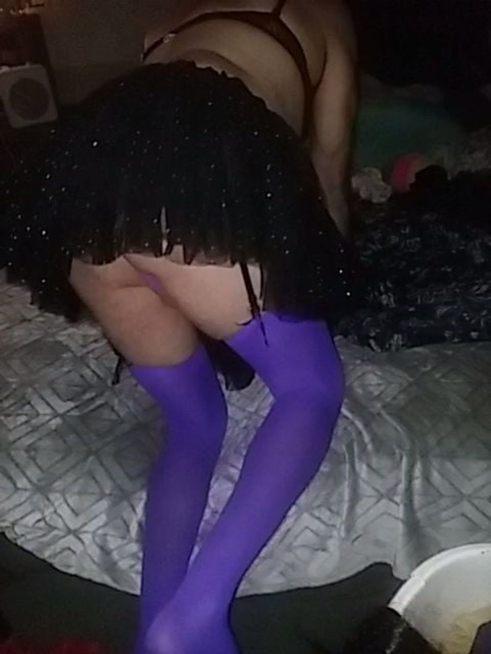 Purple stockings  #9