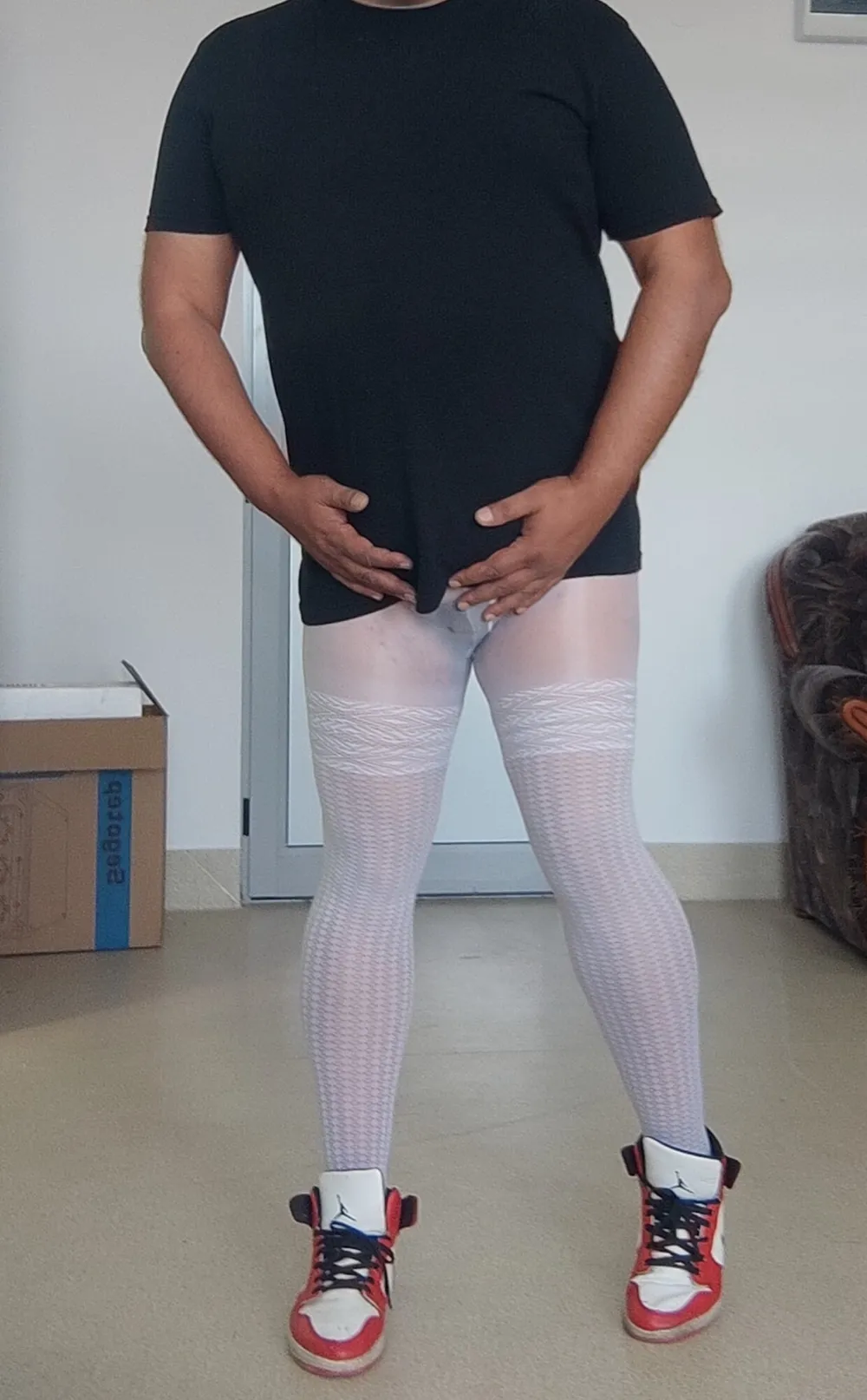 White pantyhose