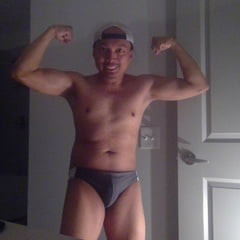 Posin&#039; in Grey Speedos!
