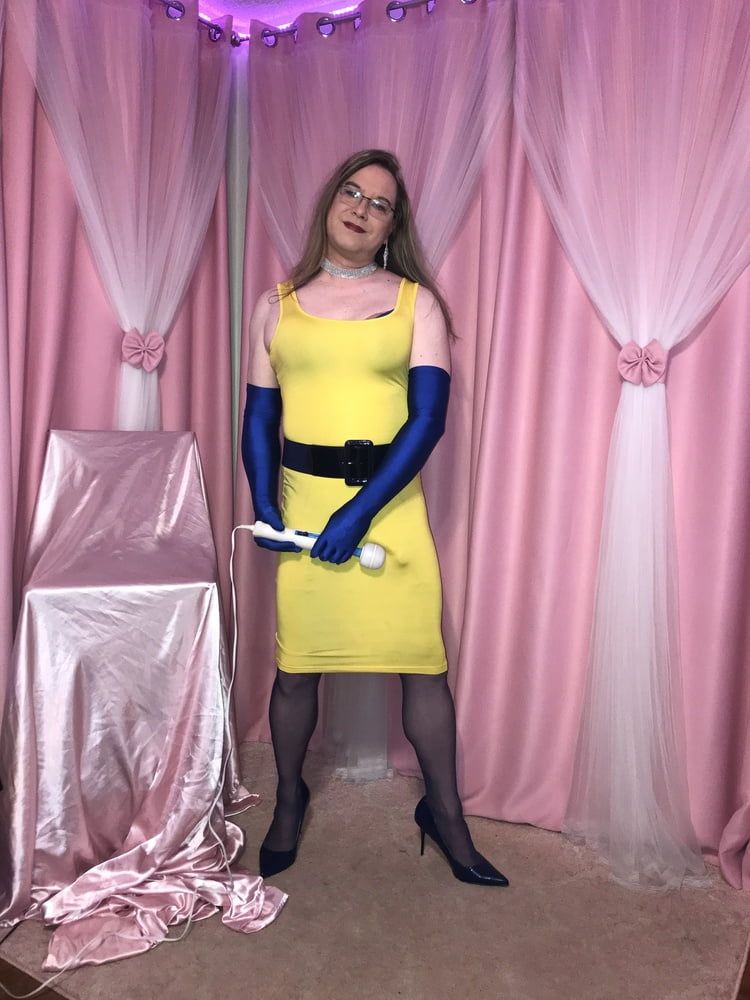 Joanie - Yellow Pencil Dress 2 #22
