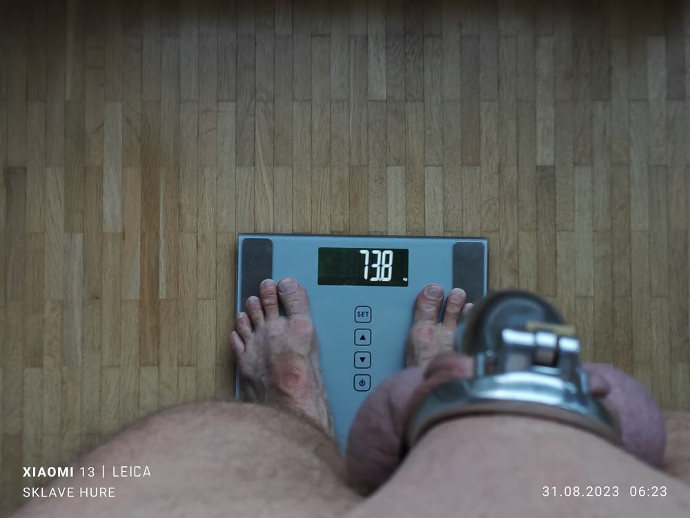 Weighing, Cagecheck, fuck with the plug on August 31th, 2023 #3