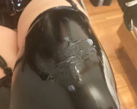 latex heels corset dildo         