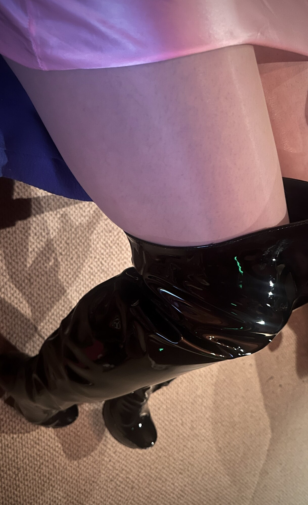 I Love To Walk With my High Heeled Long Boots & Tights  #7
