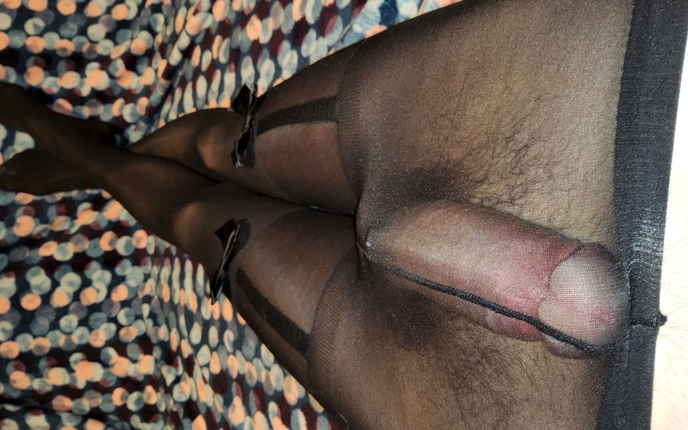 My Elegant Black Stockings #10