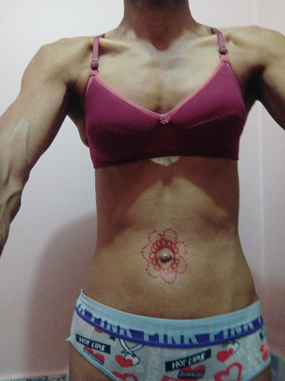 Sissy wearing bra panty #2