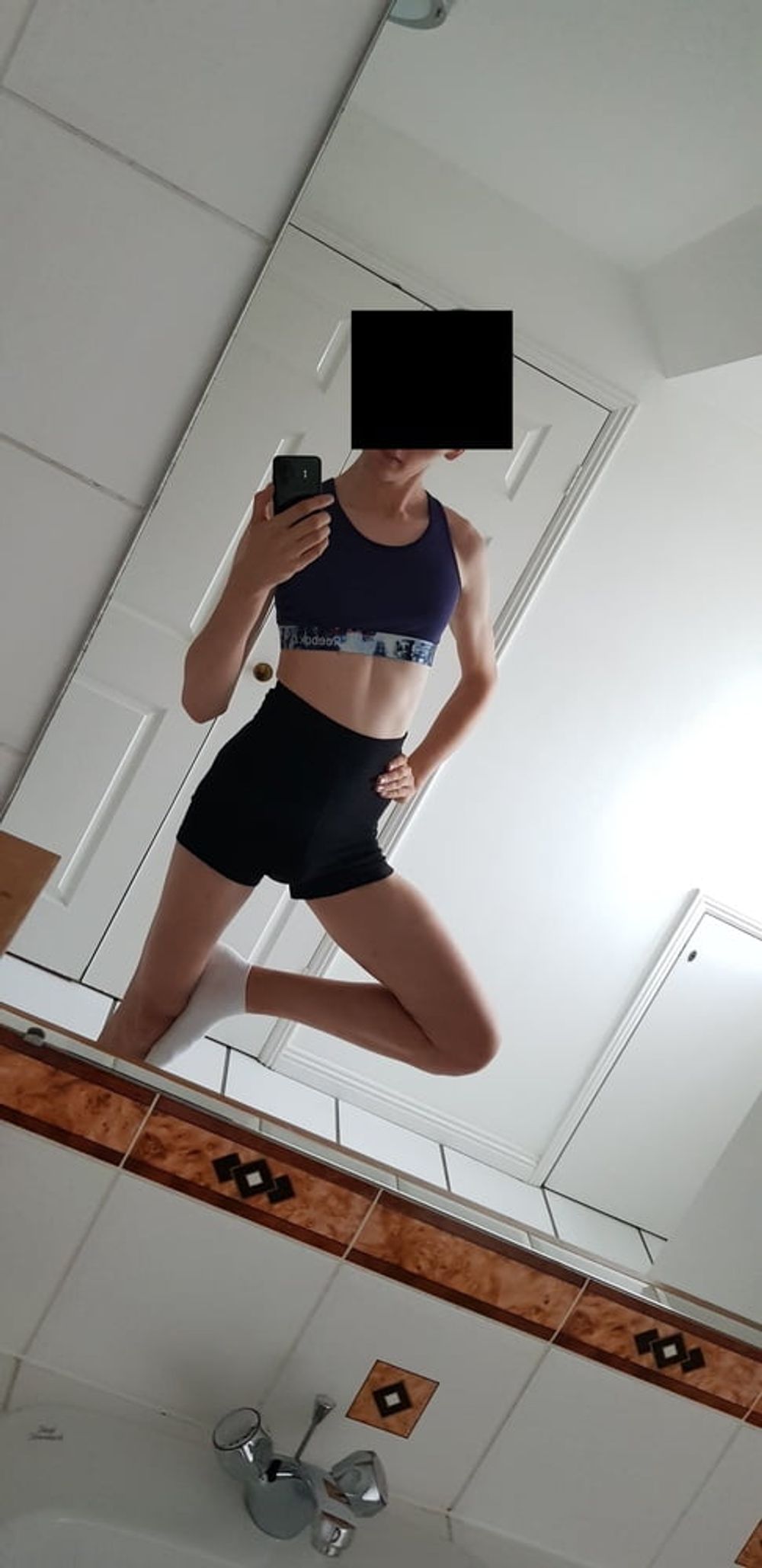 Reebok blue sports bra #17