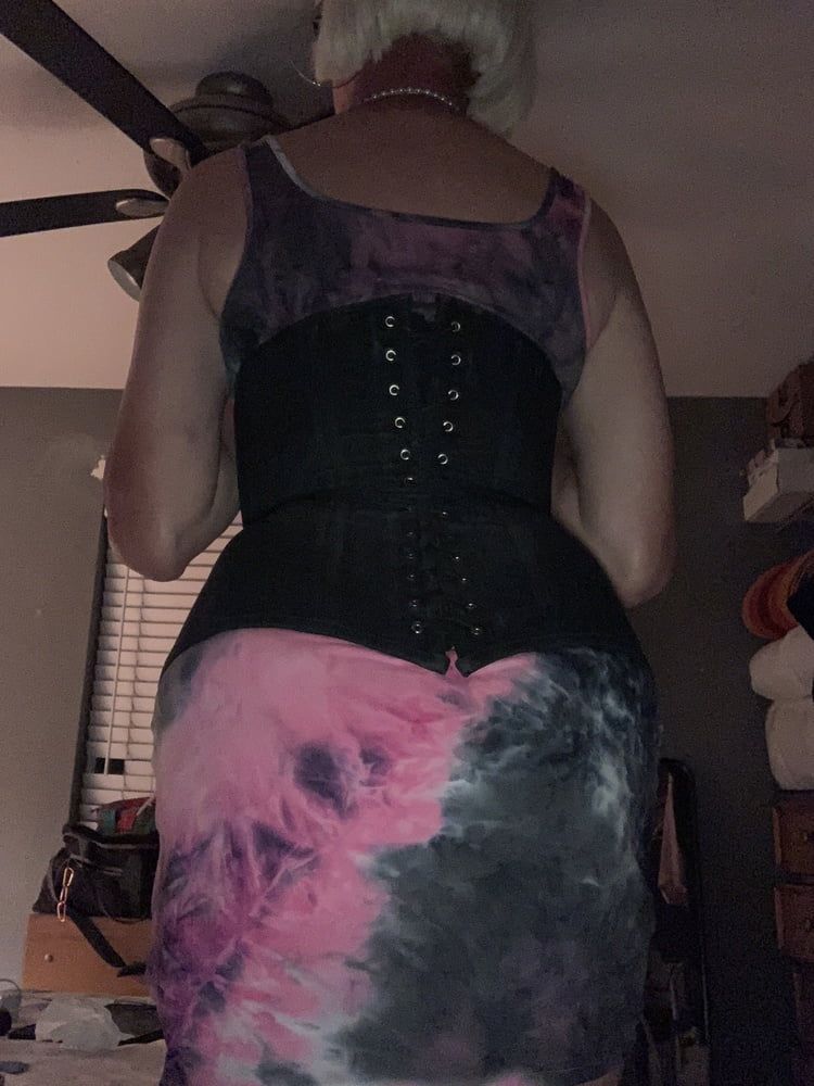 Old black corset.  #10