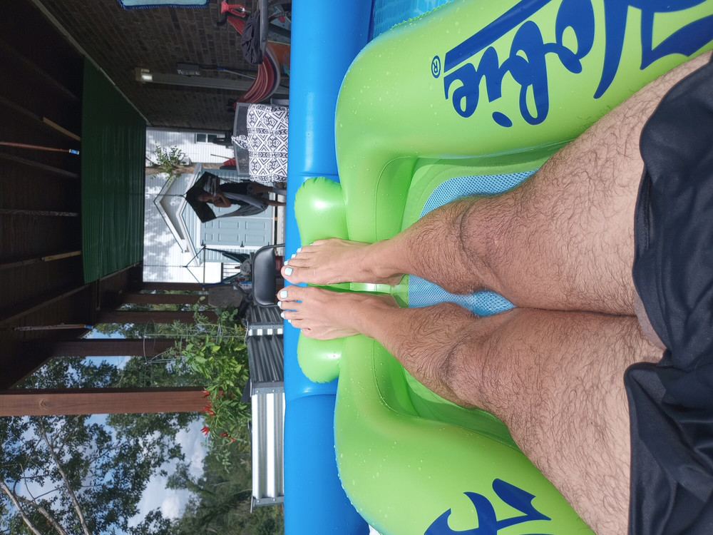 Showing off my man Pedi #6