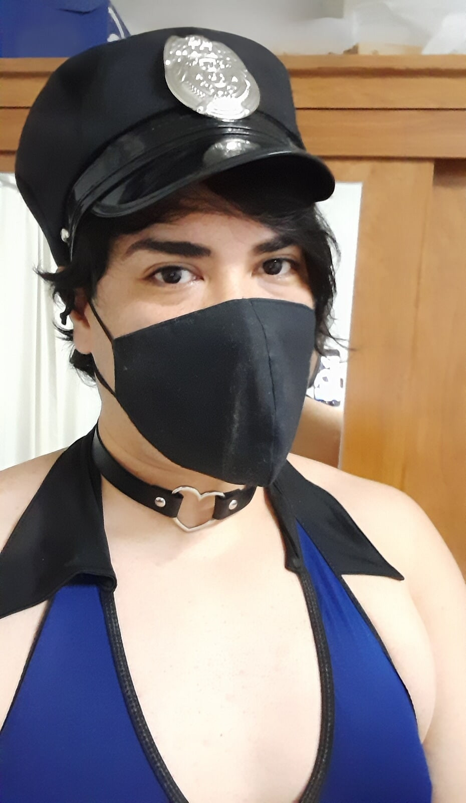 Latin Sissy slut black fishnet and lingerie #27