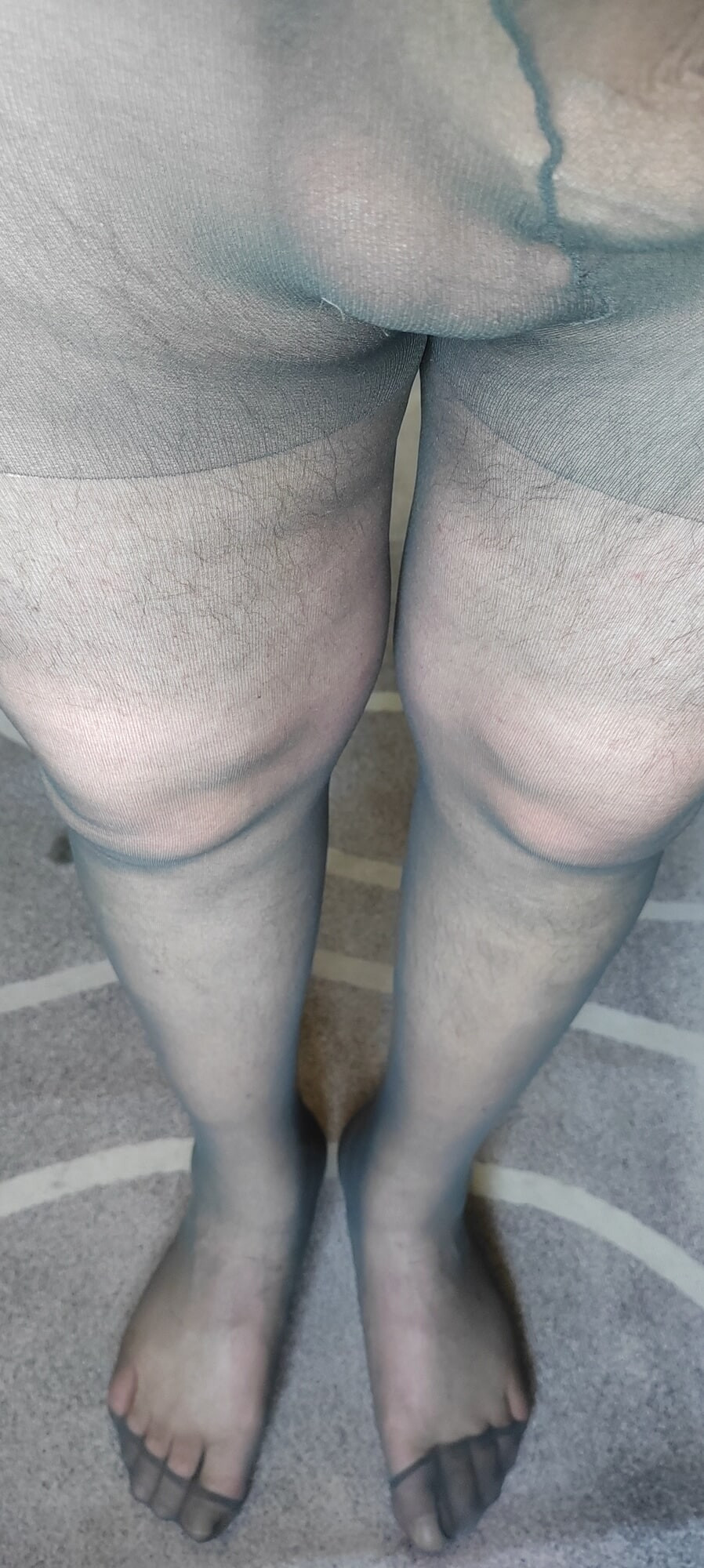 Nylon tights with jeans #25