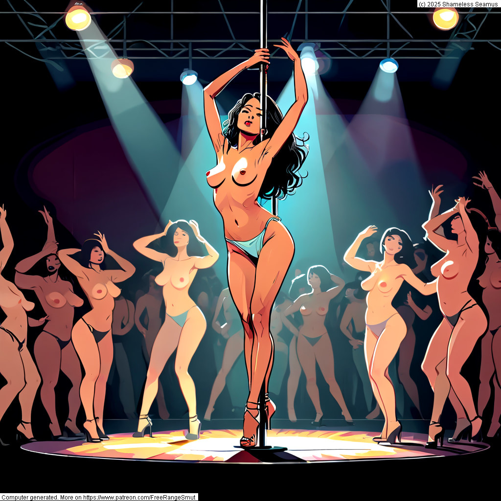 Pole Play: A Crowded Club Delight! #10