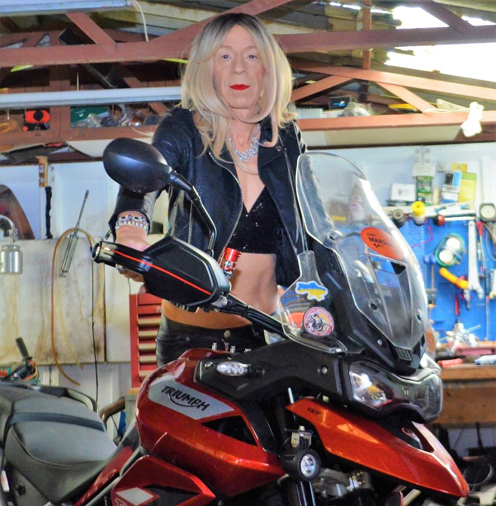 109 Alesssia Travestita on Triumph Tiger #12