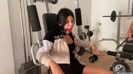 bitchy personal trainer turned bdsm slave selfgags         