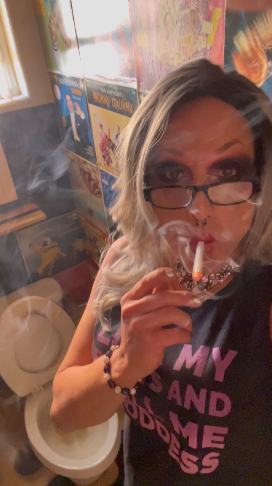 Trans Goddess Smoking Fetish #7