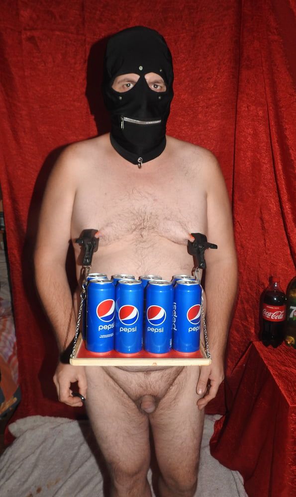 Slave serve Pepsi at Party #13