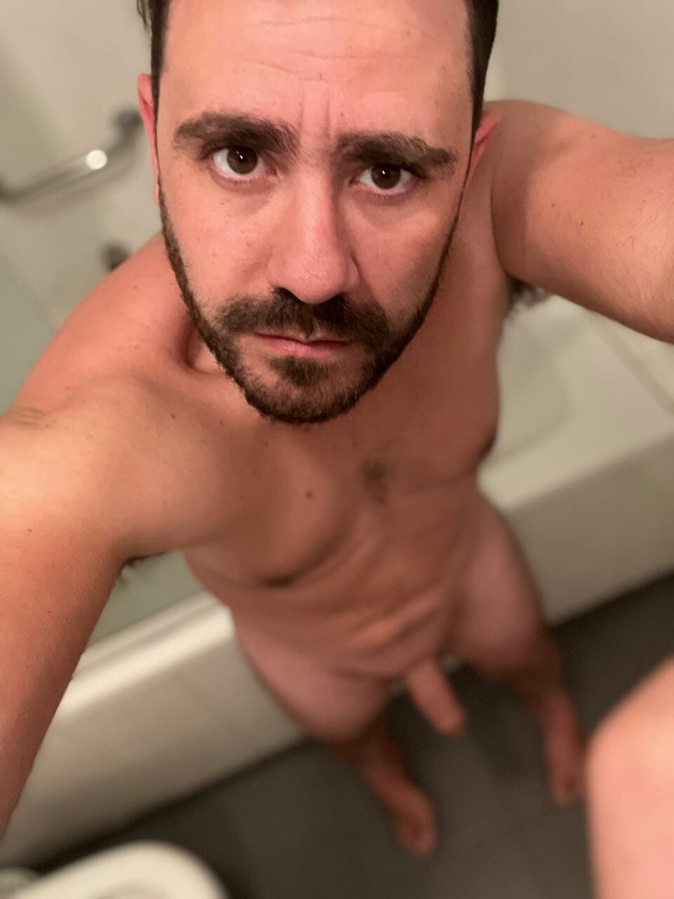  Naked in the bathroom