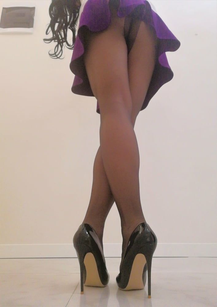 Stiletto & Purple Skirt #12