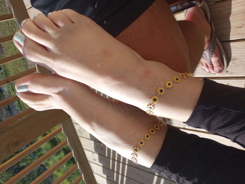 Showing Off Her Anklet #16