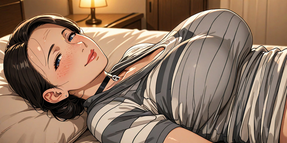 A Teasing AI Generated Brunette #34