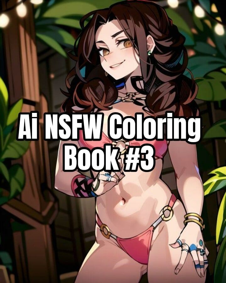 Ai Coloring Book #1 . NSFW Coloring Book