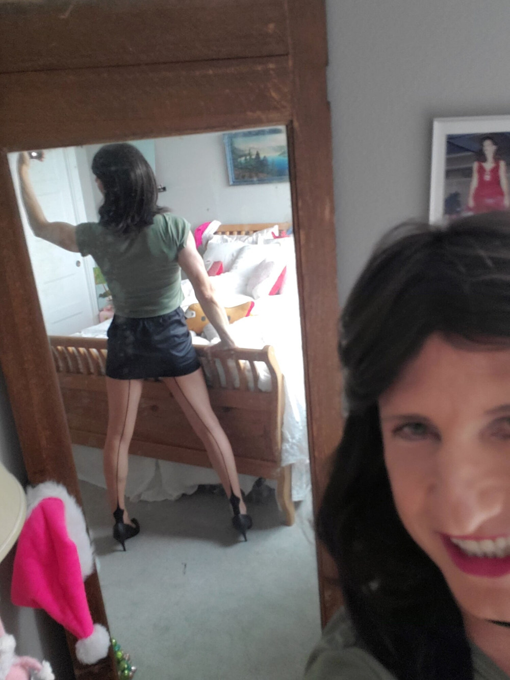 Black mini skirt #13