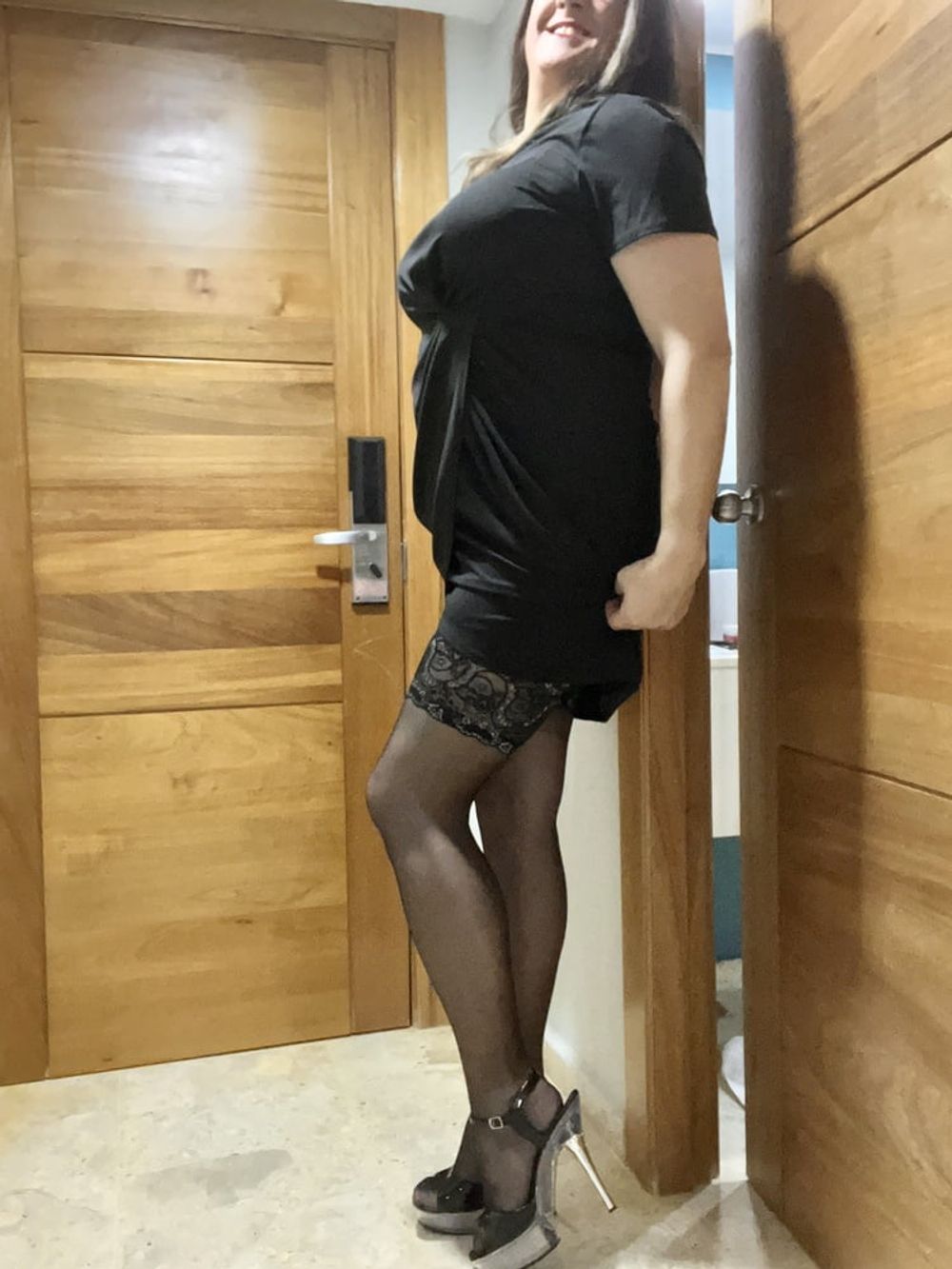 Sissy in black dress #33