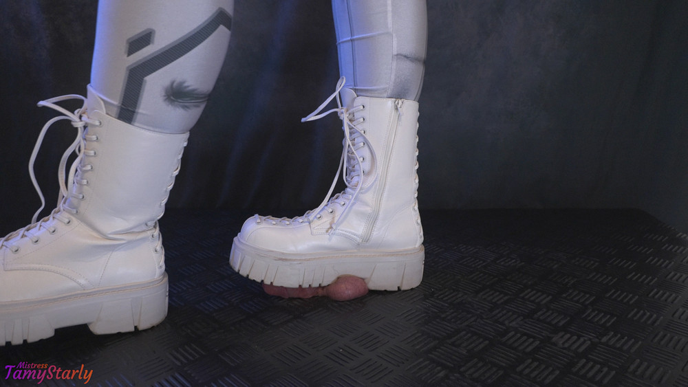 Testing Your Cock and Balls Durability - two pair of boots #7