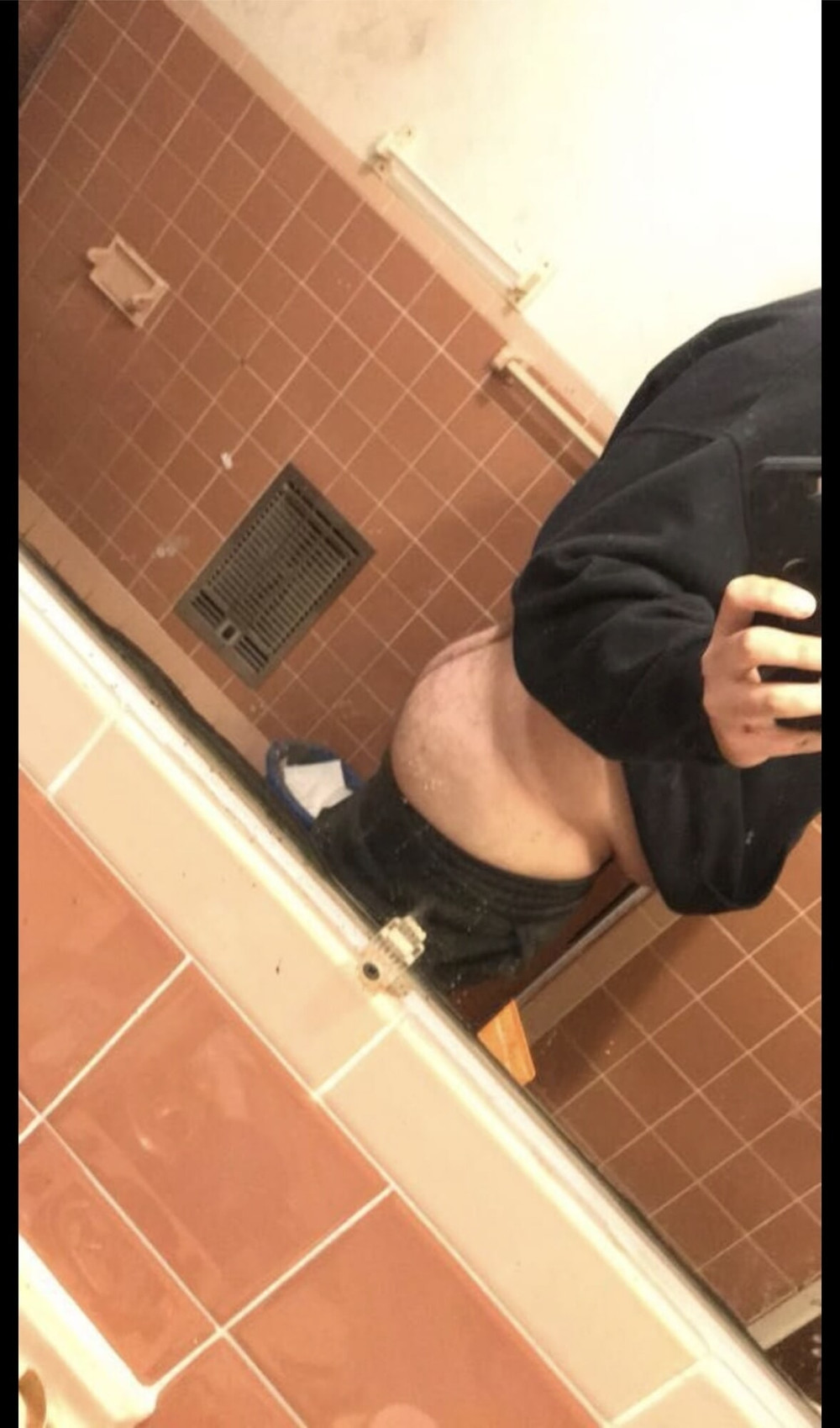 Hairy Ass in Rainbow jockstrap