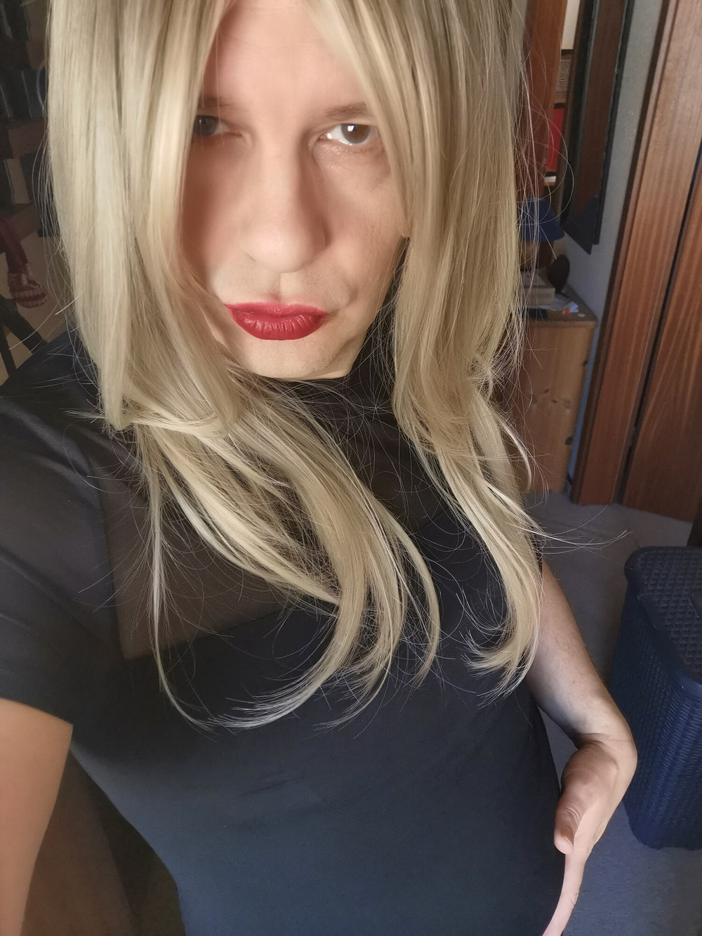 Curvy Dress With Contrast #3