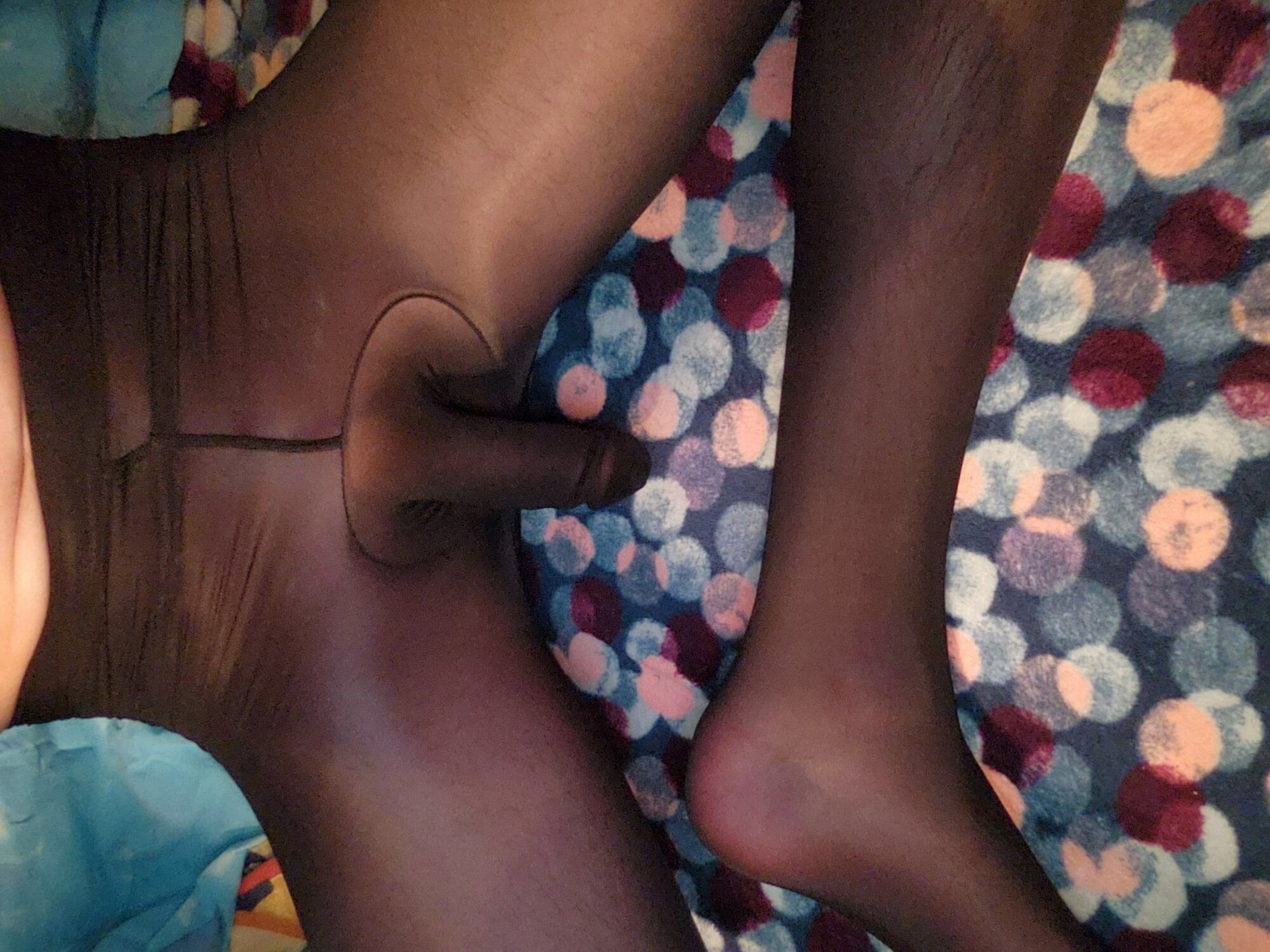 Black Sheer Cock Stocking #16