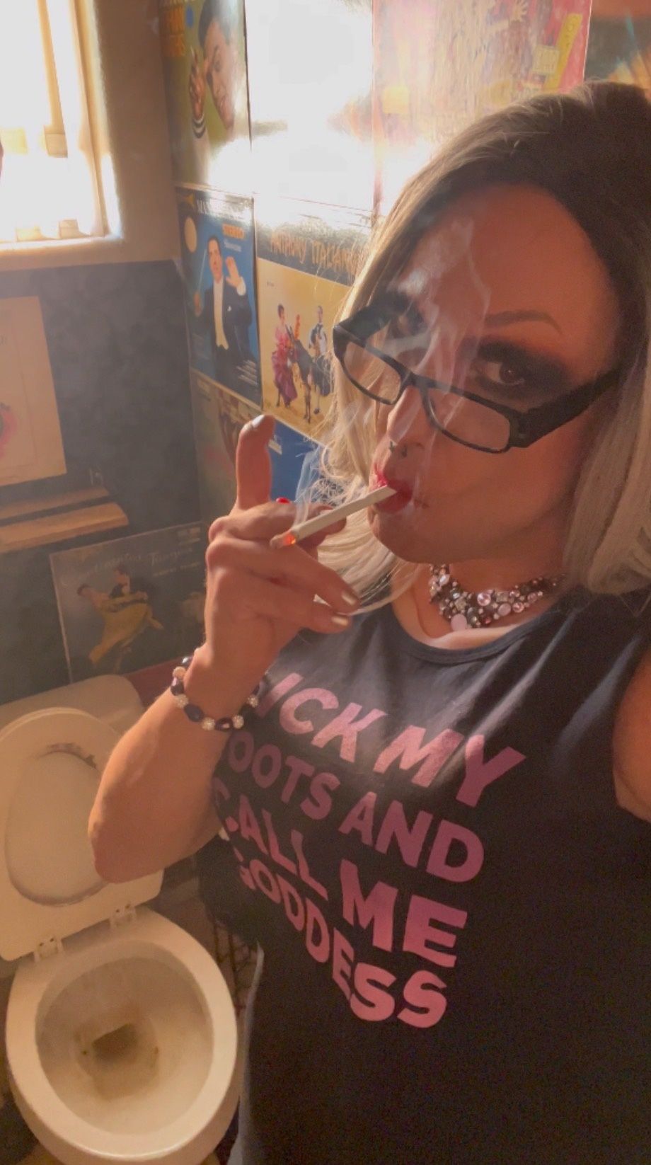 Trans Goddess Smoking Fetish #19
