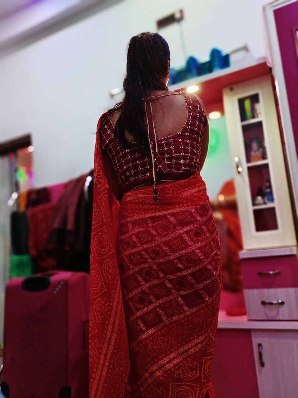 Desi girl in saree #3