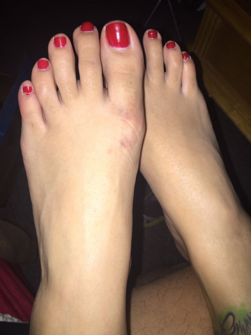 Cum Covered Latina Toes #35