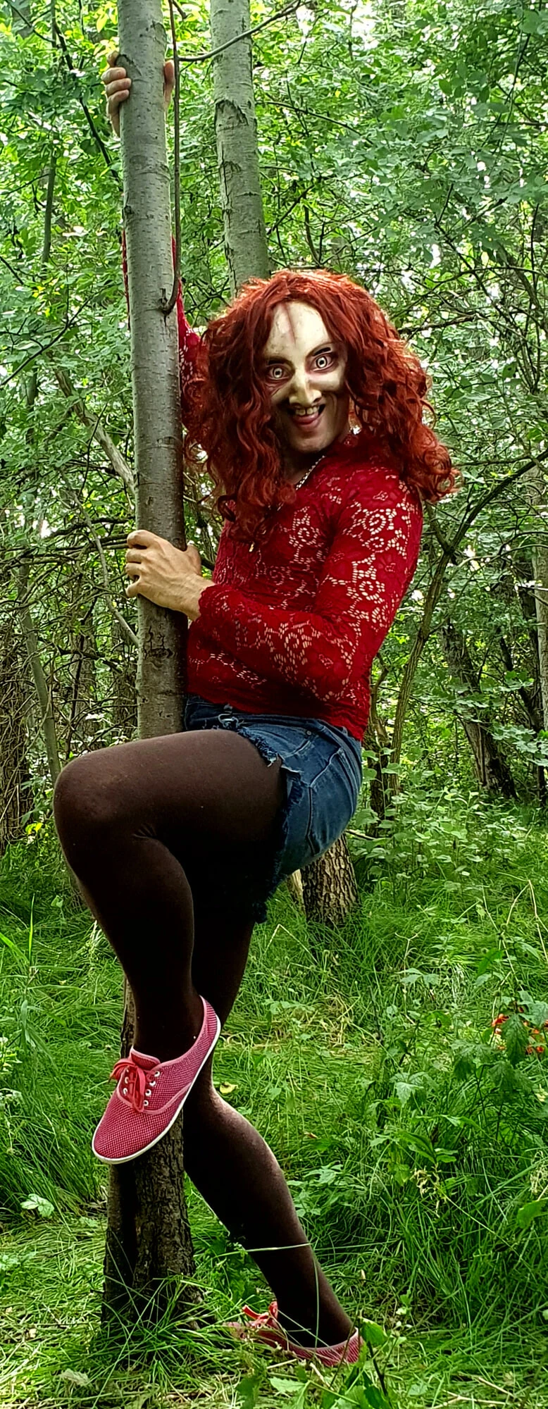 Demonic slut wants to be fucked hard in the forest 6