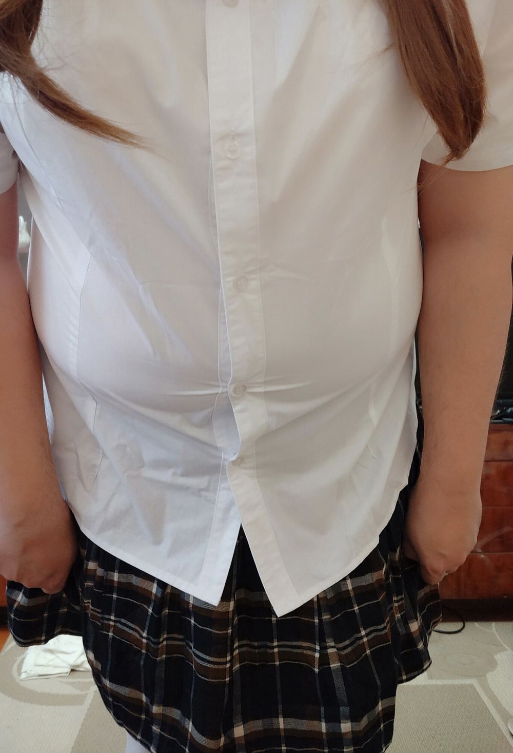 Sissy posing in school uniforms #7