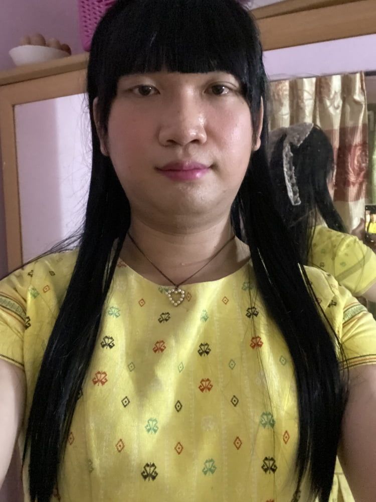 Thai dress yellow #4