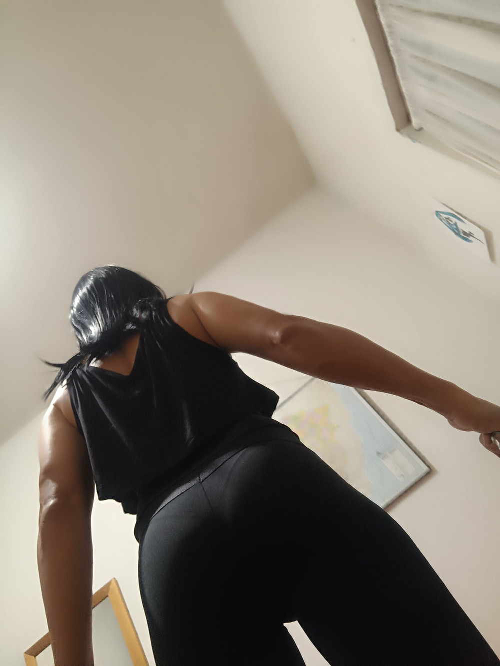 Sakura Nakamura Skinner Legging Gym  #32