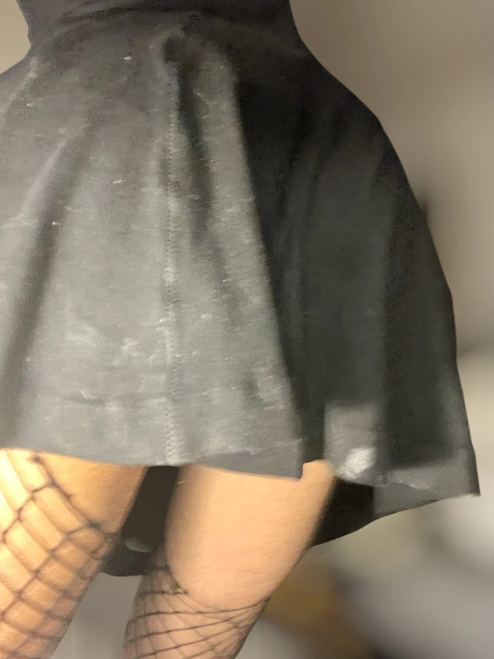 Femboy Charm, Seductive in lazy Black dress delight #3