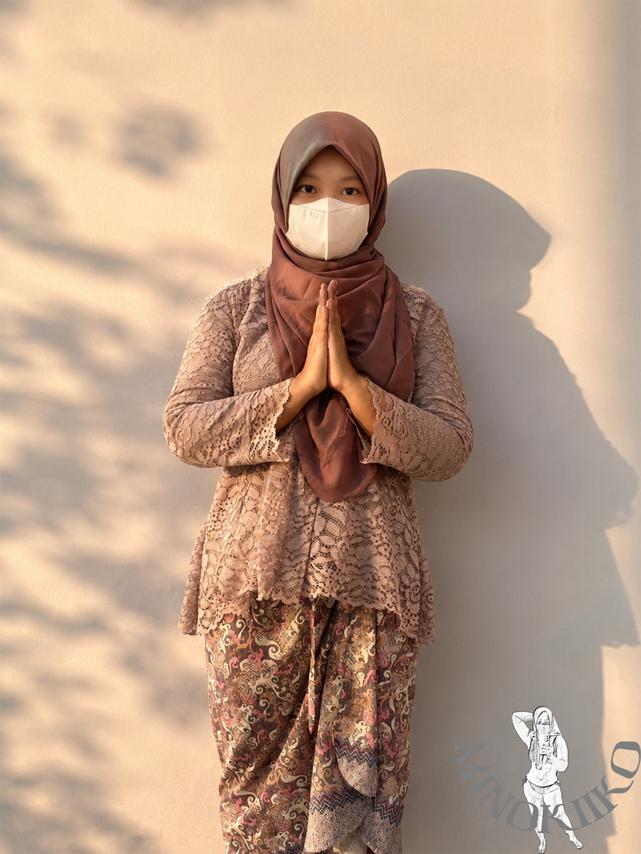 Asian Hijab Kebaya Enjoy Her Afternoon Time - Minokiiko #8