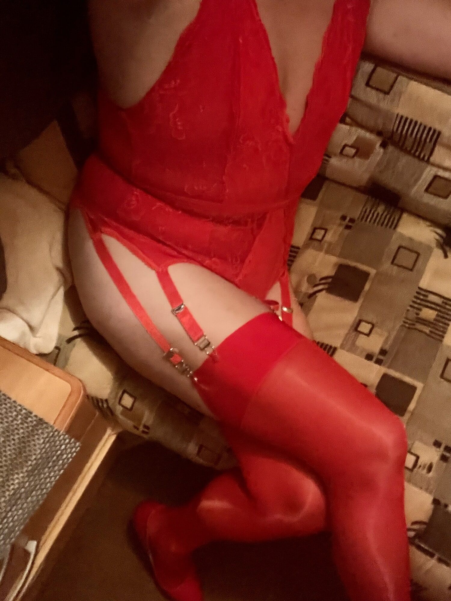 Sissy caged in red #2