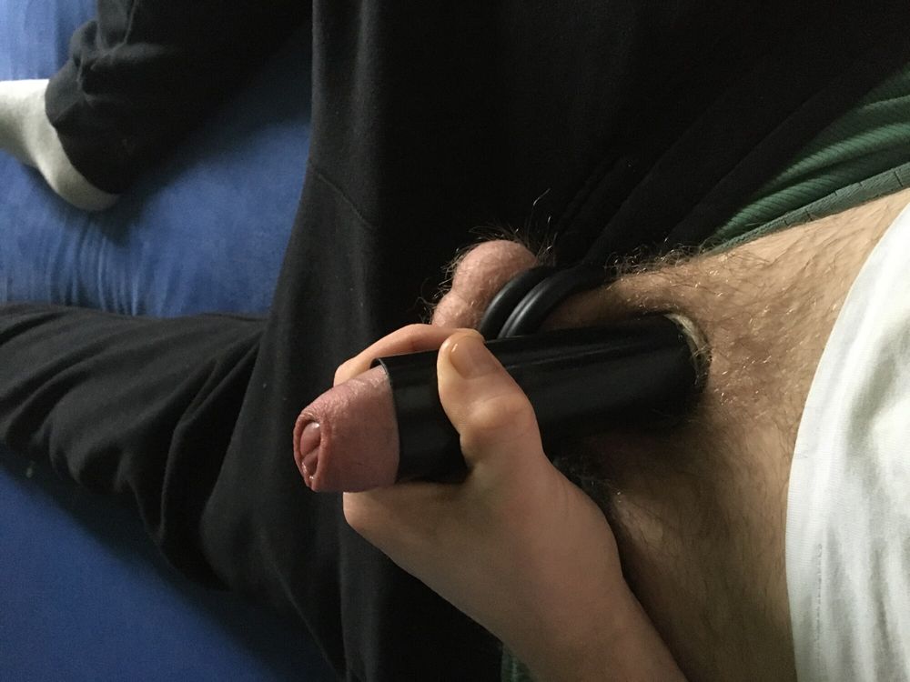 Balls With Rings And Bound Dick With Fleshlights #10