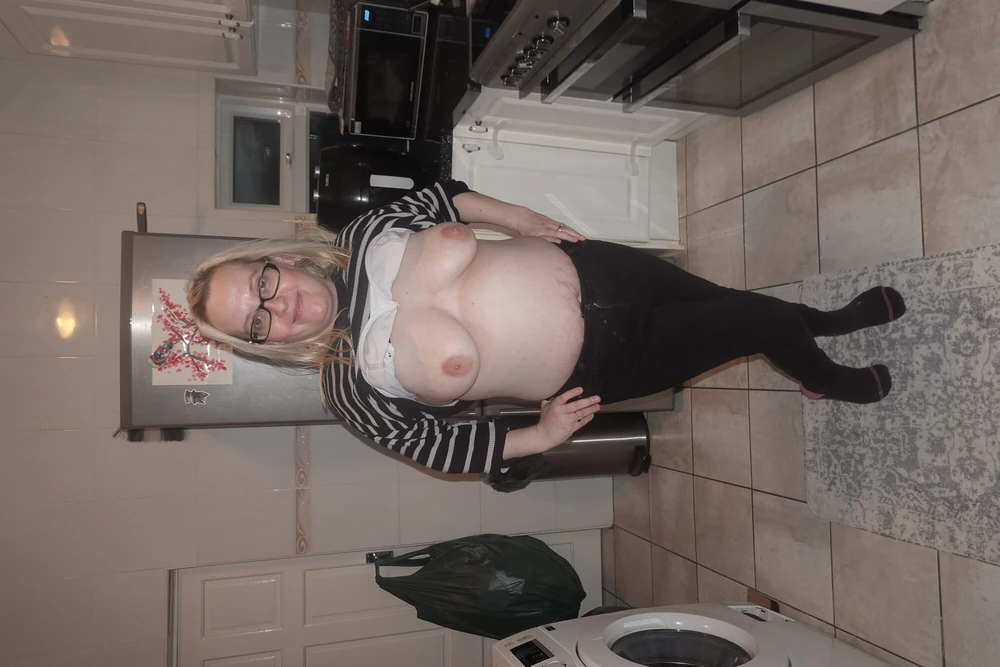 Wife showing off tits #2